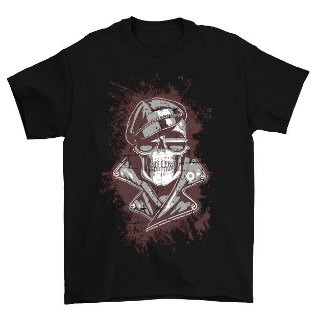 Badass Brown Skull T-Shirt