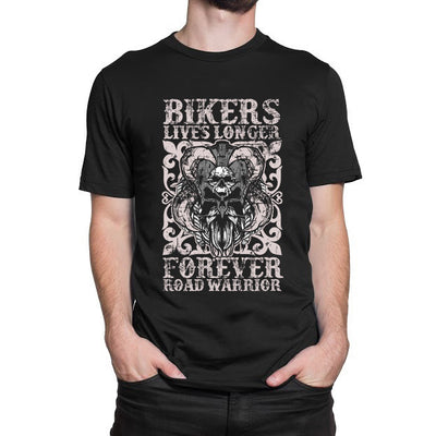 Lives Longer Forever Road Warrior T-Shirt