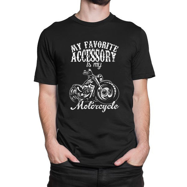 My Favorite Necessity Is My Motorcycle T Shirt – Classic Biker Gear