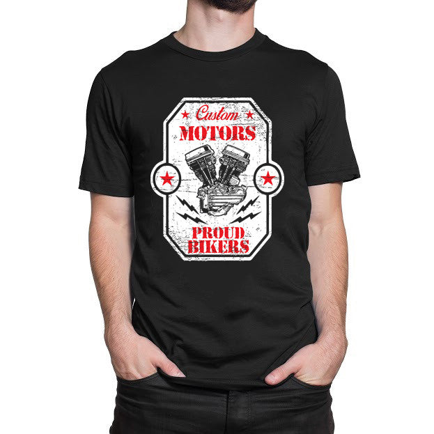 Custom Motors Proud Bikers T-Shirt