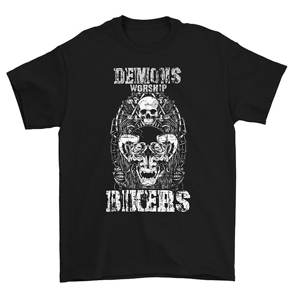 Demons Worship Bikers T-Shirt