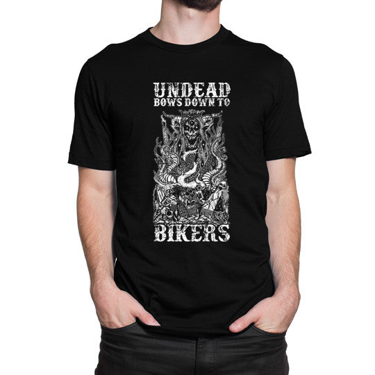 Undead Bows Down To Bikers T-Shirt