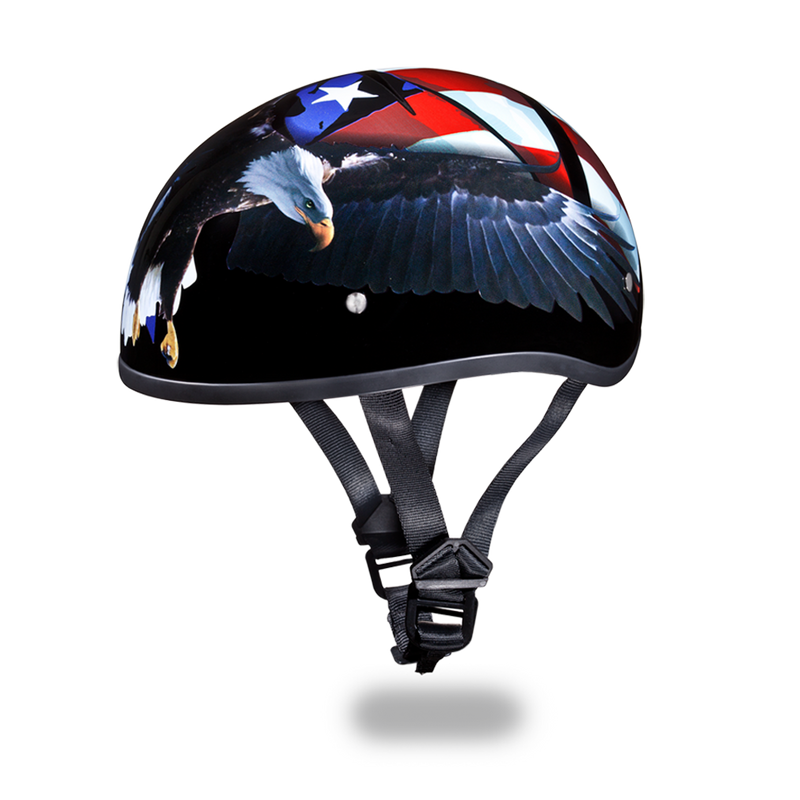 D.O.T. Daytona Skull Cap- W/ Freedom