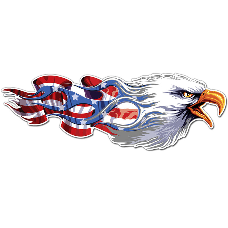American Bald Eagle Flag Decal